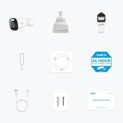 Reolink Argus Series B340 Pocisk Kamera bezpieczeństwa IP Wewnętrz i na wolnym powietrzu 2880 x 1620 px Ściana