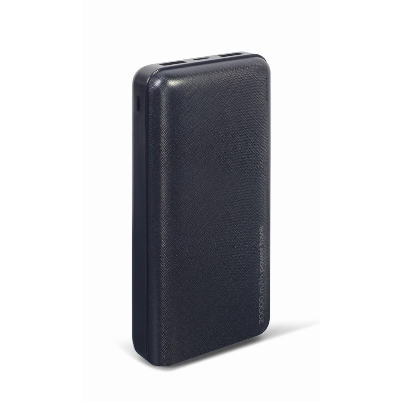 GEMBIRD POWERBANK 20000 MAH 2X USB, CZARNY GEMBIRD POWERBANK 20000 MAH 2X USB, CZARNY