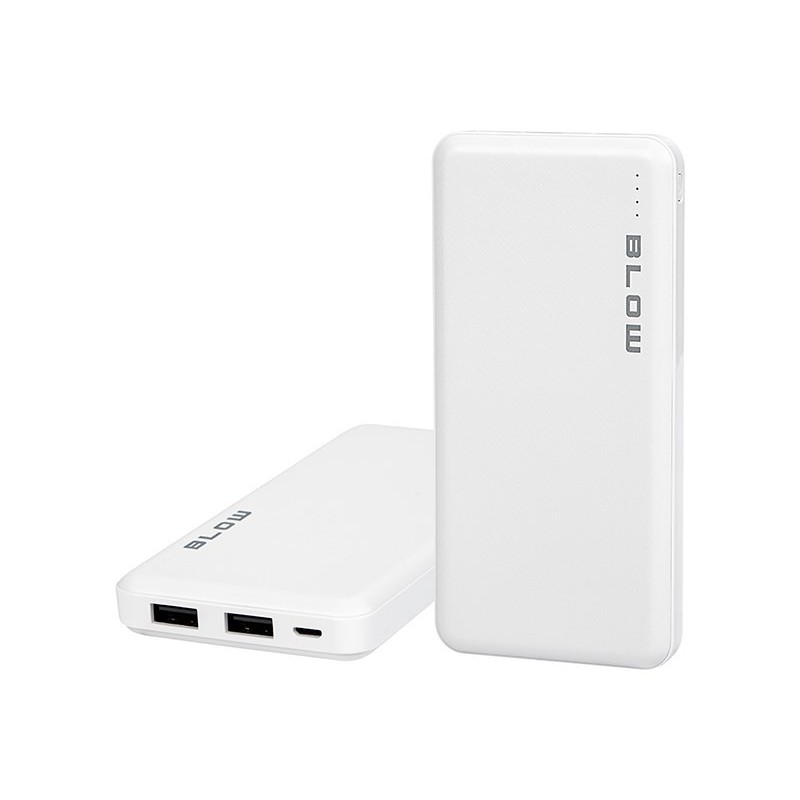 BLOW POWER BANK 10000MAH BIAŁY PB10A BLOW POWER BANK 10000MAH BIAŁY PB10A