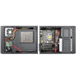 Chieftec UE-02B zabezpieczenia & uchwyty komputerów Mini Tower Czarny 250 W