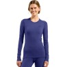 Bielizna termoaktywna z długim rękawem Odlo BL TOP crew neck l/s MERINO 200 roz. S Niebieska