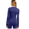 Bielizna termoaktywna z długim rękawem Odlo BL TOP crew neck l/s MERINO 200 roz. S Niebieska