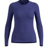 Bielizna termoaktywna z długim rękawem Odlo BL TOP crew neck l/s MERINO 200 roz. S Niebieska