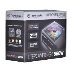 Zasilacz Thermaltake Litepower RGB PS-LTP-0550NHSANE-1 (550 W Aktywne 120 mm)