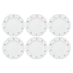 Zestaw 6 talerzy obiadowych Seltmann Sonate Nostalgia 26 cm