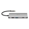 D-Link DUB-M810 stacja dokująca Przewodowa USB 3.2 Gen 1 (3.1 Gen 1) Type-C Aluminium