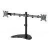 GEMBIRD STOJAK BIURKOWY NA DWA MONITORY (REGULOWANY) 13”-32”, DO 8 KG