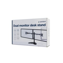 GEMBIRD STOJAK BIURKOWY NA DWA MONITORY (REGULOWANY) 13”-32”, DO 8 KG