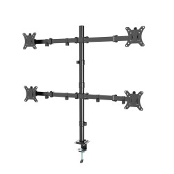 GEMBIRD BIURKOWE RAMIĘ/UCHWYT DLA CZTERECH MONITORÓW (REGULOWANE), 13”- 32”