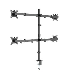 GEMBIRD BIURKOWE RAMIĘ/UCHWYT DLA CZTERECH MONITORÓW (REGULOWANE), 13”- 32”