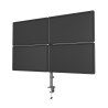 GEMBIRD BIURKOWE RAMIĘ/UCHWYT DLA CZTERECH MONITORÓW (REGULOWANE), 13”- 32”