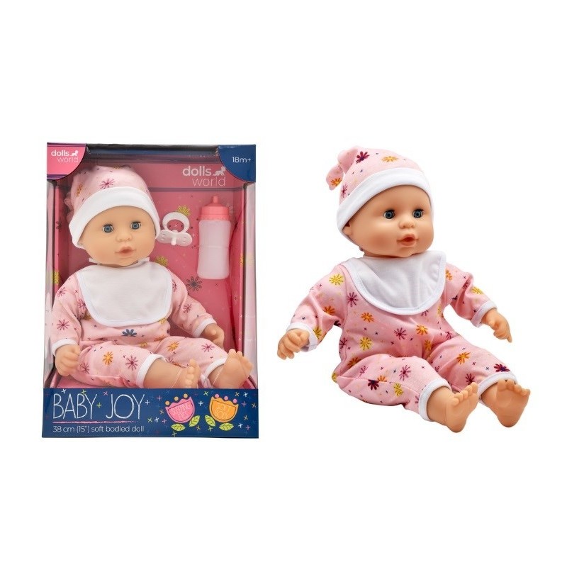 DollsWorld lalka baby Joy 38cm ubr.róż 78312 83122