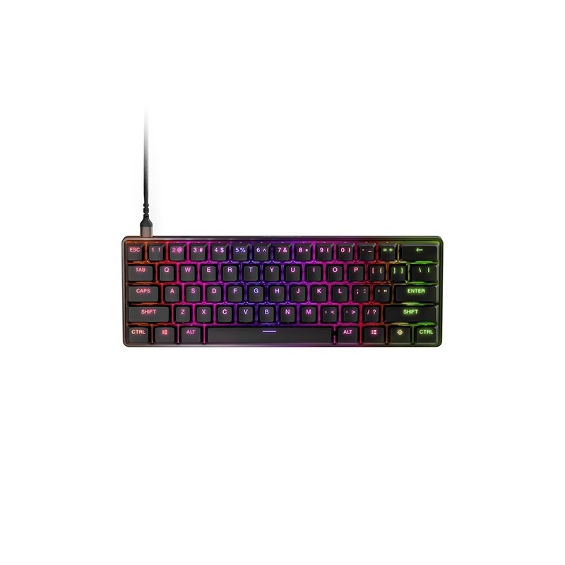 Klawiatura SteelSeries Apex 9 Mini Gaming USB QWERTY US English Czarny Klawiatura SteelSeries Apex 9 Mini Gaming USB QWERTY US English Czarny