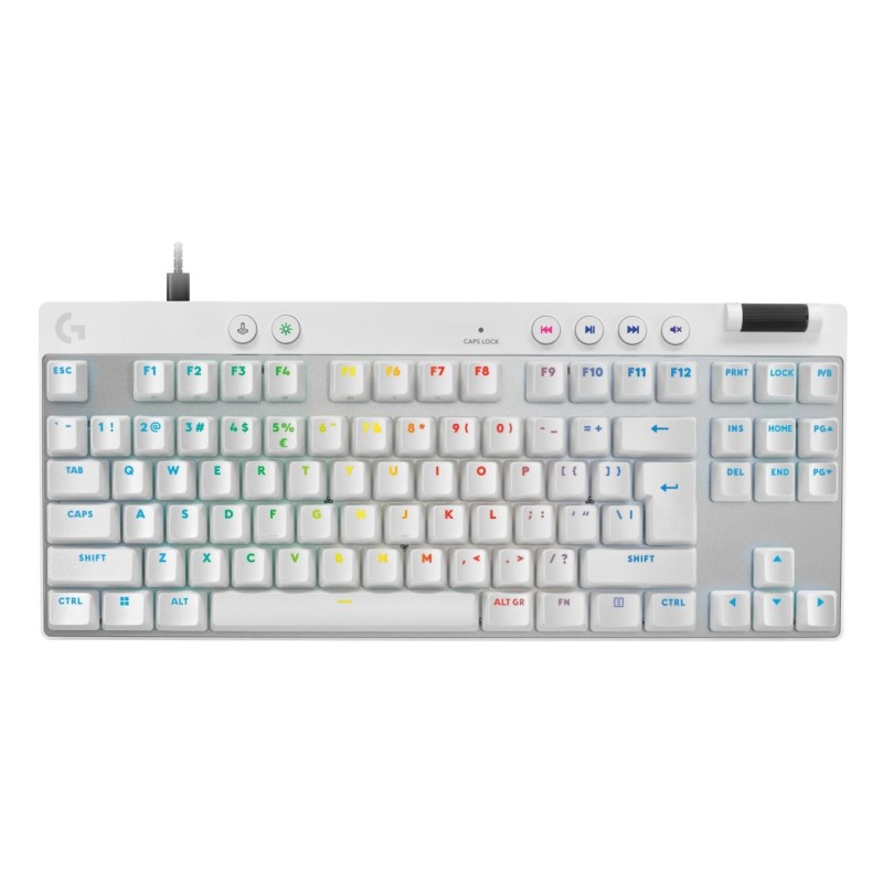 Klawiatura Logitech G PRO X TKL Rapid White Klawiatura Logitech G PRO X TKL Rapid White