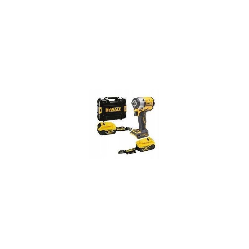 DEWALT.KLUCZ UDAROWY 1/2" 18V DCF921P2LRT 406Nm 2x5,0Ah TSTAK PIERŚCIEŃ, BEZ ŁADOWARKI, LANYARD READY ...