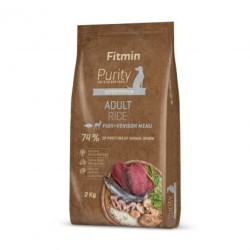 FITMIN Purity Rice Adult Fish & Venison - sucha karma dla psów dorosłych wszystkich ras - 2kg