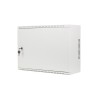 Szafa instalacyjna Lanberg rack wisząca 19" 4U+3U 540x200 niskoprofilowa szara (złożona)