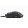 GEMBIRD GAMINGOWA MYSZ Z PODŚWIETLENIEM RGB USB, CZARNA