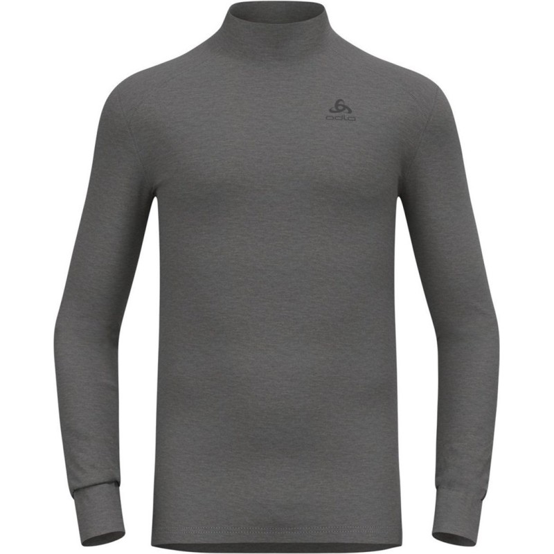 Koszulka męska ODLO BL TOP turtle neck l/s ACTIVE WARM roz. M Szara Koszulka męska ODLO BL TOP turtle neck l/s ACTIVE WARM roz. M Szara