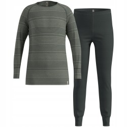 Bielizna termoaktywna - zestaw Odlo Set long ACTIVE WARM SET roz. 140cm Szara