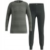 Bielizna termoaktywna - zestaw Odlo Set long ACTIVE WARM SET roz. 140cm Szara