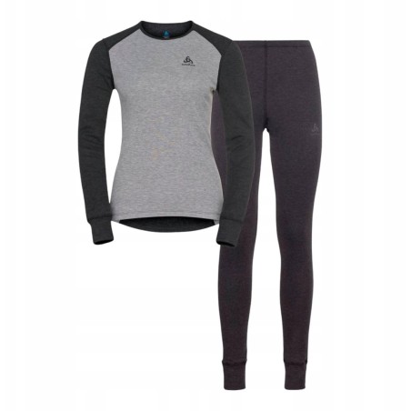 Bielizna termoaktywna - zestaw Odlo Set ACTIVE WARM Special Set roz. L Szara