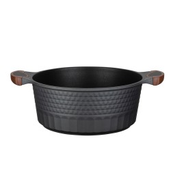 Resto Kitchenware Capella 6,6 l Okrągły Czarny, Drewno