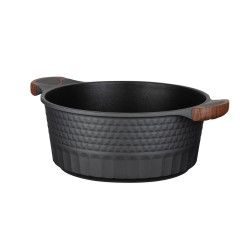 Resto Kitchenware Capella 6,6 l Okrągły Czarny, Drewno