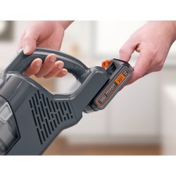 Black & Decker BHFEA18D1 okurzacz na kiju/szczotka elektryczna Odkurzacz stojący 2 w 1 Bateria Suchy Bez worka Szary 2 Ah