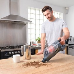 Black & Decker BHFEA18D1 okurzacz na kiju/szczotka elektryczna Odkurzacz stojący 2 w 1 Bateria Suchy Bez worka Szary 2 Ah