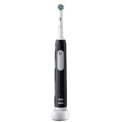 Elektryczna szczoteczka do zębów Oral-B Pro1 Black + TC, Dla dorosłych | Liczba główek szczoteczki w zestawie: 1 | Liczba trybów