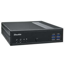 Shuttle DL30N komputer typu barebone Wielkość PC 1.35L Czarny N100