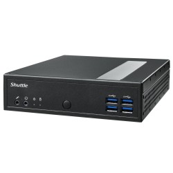 Shuttle DL30N komputer typu barebone Wielkość PC 1.35L Czarny N100