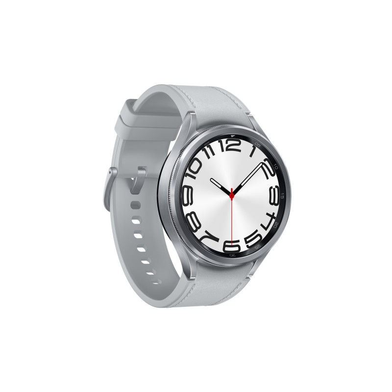 Samsung Galaxy Watch6 Classic 47 mm Cyfrowy Ekran dotykowy Srebrny Samsung Galaxy Watch6 Classic 47 mm Cyfrowy Ekran dotykowy Srebrny