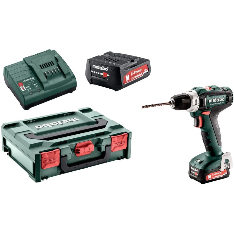 METABO.WKRĘTARKA BS 12 40/17Nm 2x2,0Ah