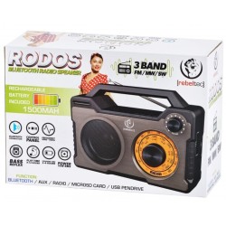 Rebeltec RODOS Przenośny głośnik Bluetooth Radio FM 10W RMS