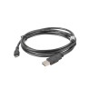 Kabel Lanberg CA-USBM-10CC-0018-BK (USB 2.0 M - Micro USB M 1,8m kolor czarny)