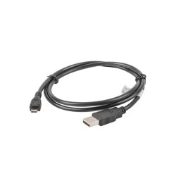 Kabel Lanberg CA-USBM-10CC-0010-BK (USB 2.0 M - Micro USB M 1m kolor czarny)