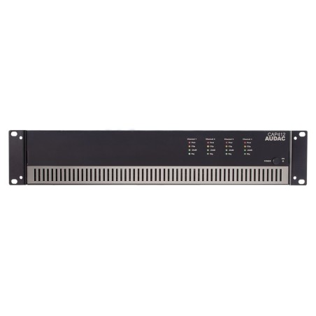 Wzmacniacz Audac CAP412 keturiu kanalu galios stiprintuvas 4 x 120 W 100V