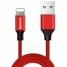 Kabel Baseus Yiven CALYW-A09 (USB 2.0 - Lightning 1,8m kolor czerwony)