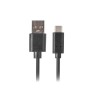 Kabel Lanberg CA-USBO-31CU-0018-BK (USB 3.1 - USB typu C 1,8m kolor czarny)