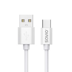 SAVIO KABEL USB-A – USB-C, 3 M, BIAŁY, CL-168