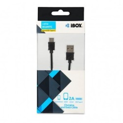 Kabel IBOX USB TYP-C, 2A 1M IKUMTC (USB 2.0 typu A M - USB typu C M 1m kolor czarny)