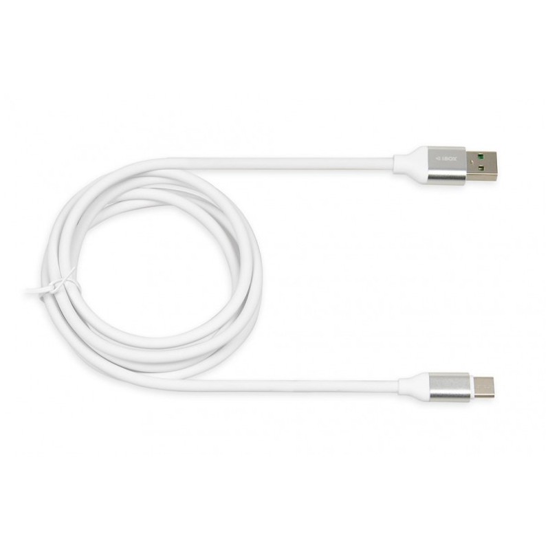 Kabel IBOX IKUMTCWQC (USB 2.0 typu A - USB typu C 1,5m kolor biały)