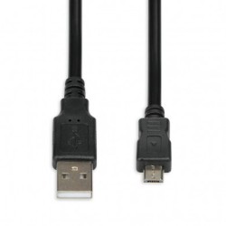 Kabel IBOX USB 2.0 A/B MICRO 1,8M IKU2M18 (USB 2.0 typu A - USB 2.0 typu A 1,8m kolor czarny)