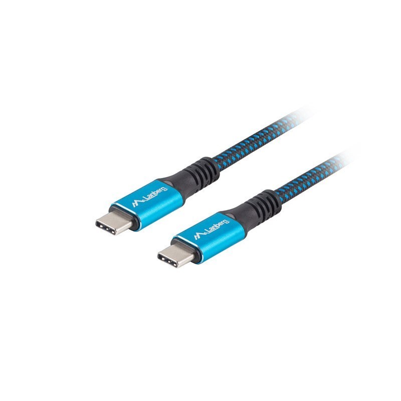 LANBERG KABEL USB-C M/M 4.0 0.5M 100W 8K 30HZ CA-CMCM-45CU-0005-BK