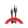 Kabel Baseus Cafule CATKLF-A09 (USB 2.0 - USB typu C 0,50m kolor czerwony)