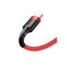 Kabel Baseus Cafule CATKLF-A09 (USB 2.0 - USB typu C 0,50m kolor czerwony)