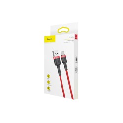 Kabel Baseus Cafule CATKLF-A09 (USB 2.0 - USB typu C 0,50m kolor czerwony)