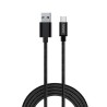 Kabel SAVIO CL-129 (USB typu C - USB 2.0 typu A 2m kolor czarny)